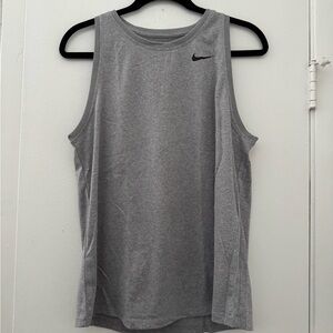 Nike Women's Heather Gray Tank Top